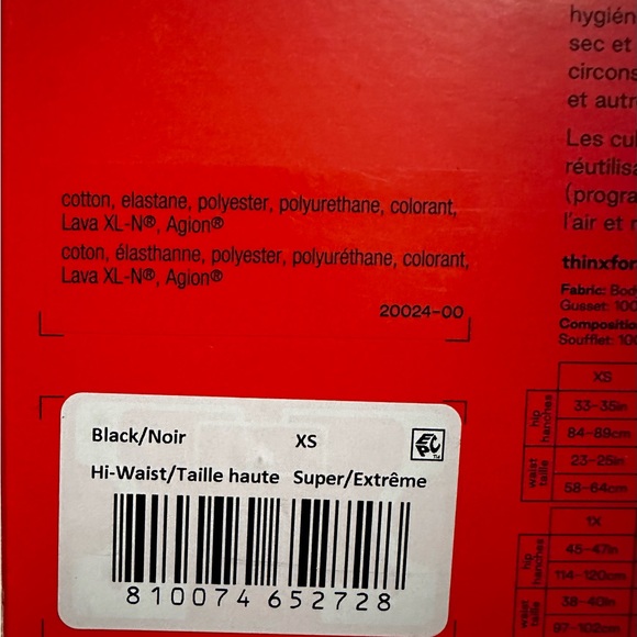 Thinx For All Period Underwear Size XS Hi-Waist Super Absorbency brand New - Picture 4 of 4